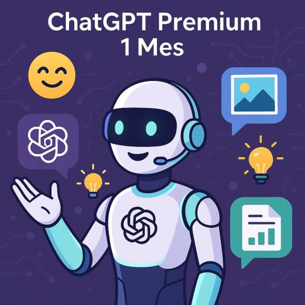 ChatGPT Premium 1 Mes | Acceso a GPT-5 y Funciones Exclusivas