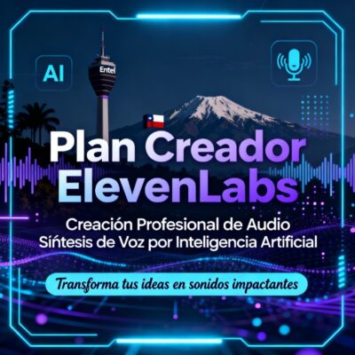 ElevenLabs 3 meses premium, Plan Creador - Cuenta PRIVADA