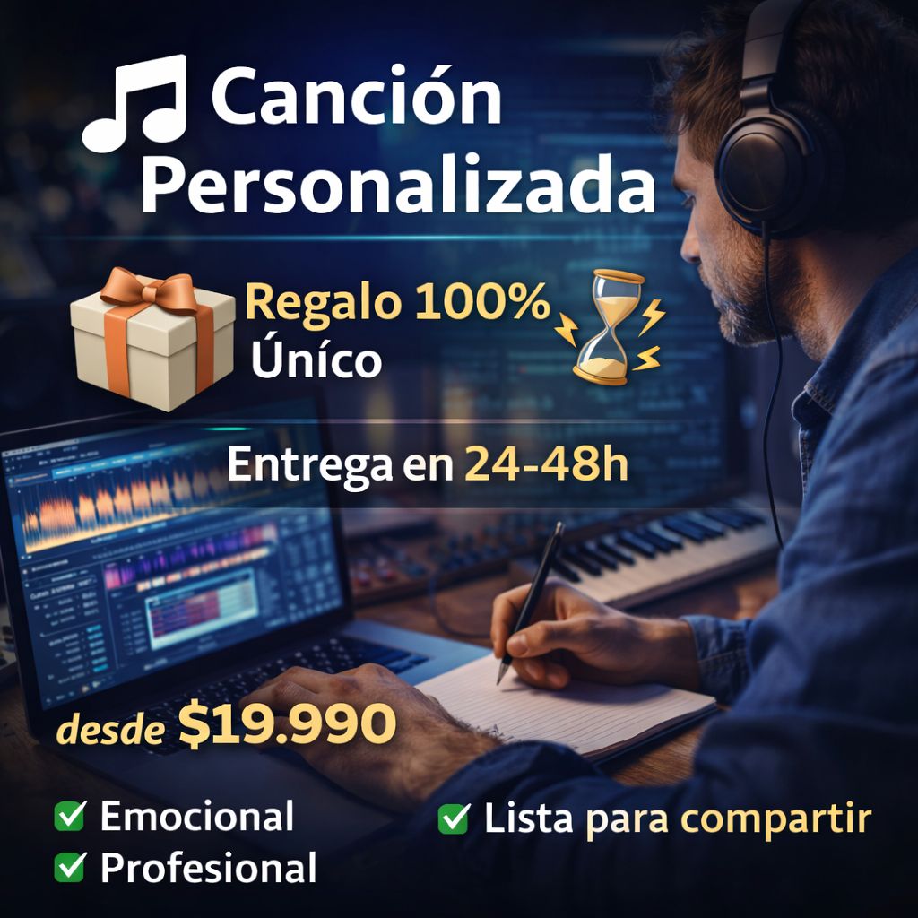 🎵 Tu Canción Personalizada y profesional con IA