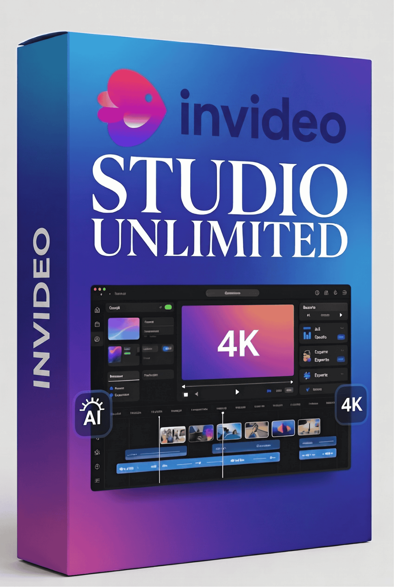 Invideo Studio Unlimited – Cuenta 12 Meses